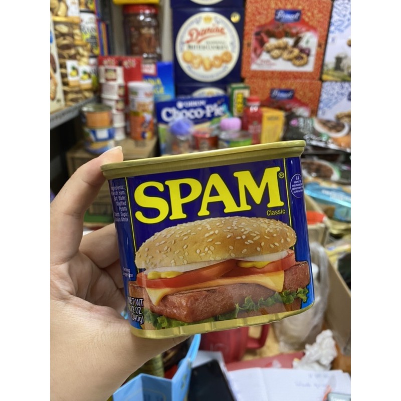 THỊT HỘP SPAM MỸ HỘP
