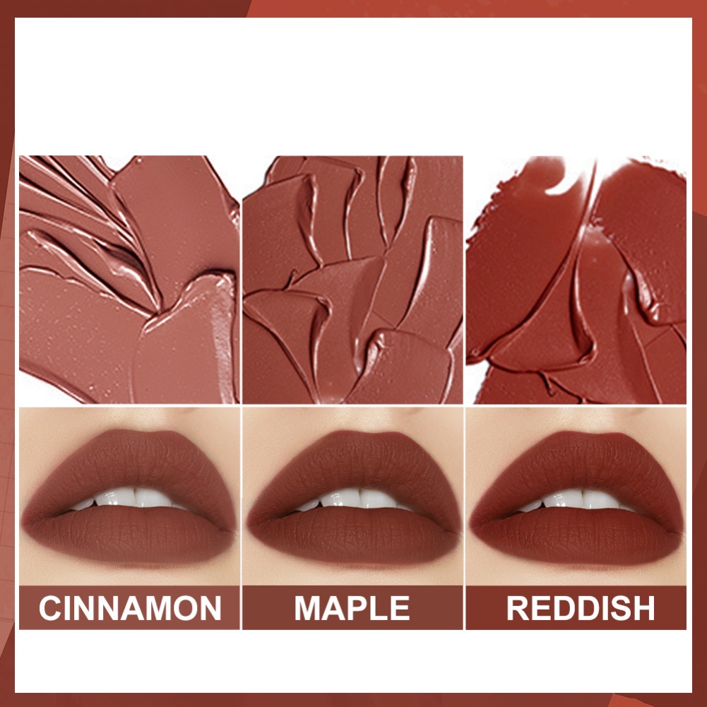 Set 3 Son Môi SACE LADY Chống Thấm Nước Và Chống Dính Cao Cấp