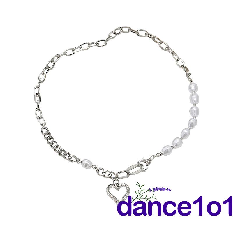 Vòng cổ hợp kim mặt hình trái tim thời trang cho nữ