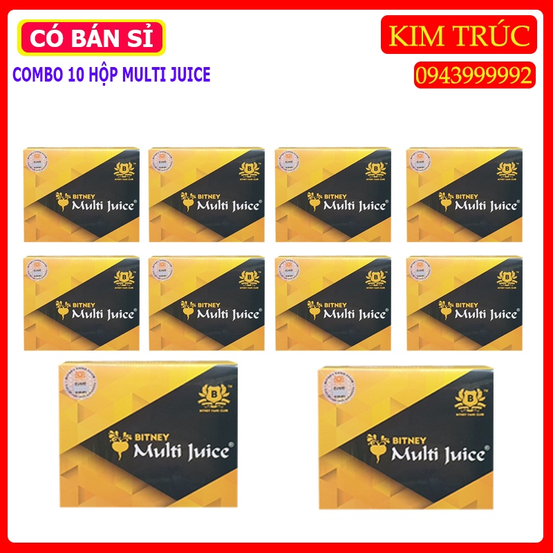 COMBO 10 HỘP TRÀ MULTI JUICE MALAYSIA