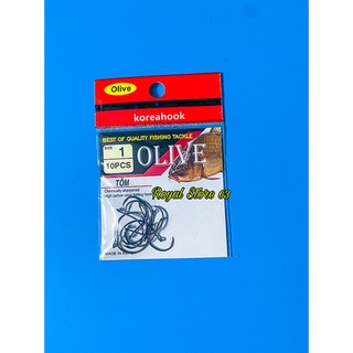 Lưỡi Câu Tôm Olive Koreahook