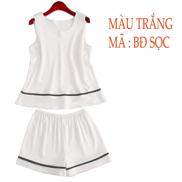 Bộ Sọc SET BỘ QUẦN ĐÙI ÁO BA LỖ NỮ MẶC NHÀ  Đươc xem hàng trước khi thanh toán