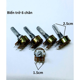 Biến trở 50 kí 6 chân dài 2.5cm giá 5 cái 50k