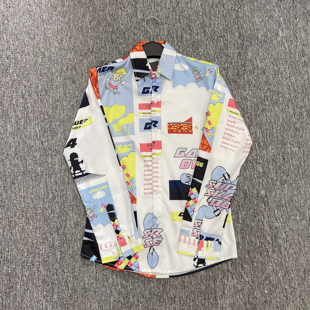 RODI Áo sơ mi nam nữ cao cấp gamer , áo sơ mi nam nữ dài tay - D237 | BigBuy360 - bigbuy360.vn