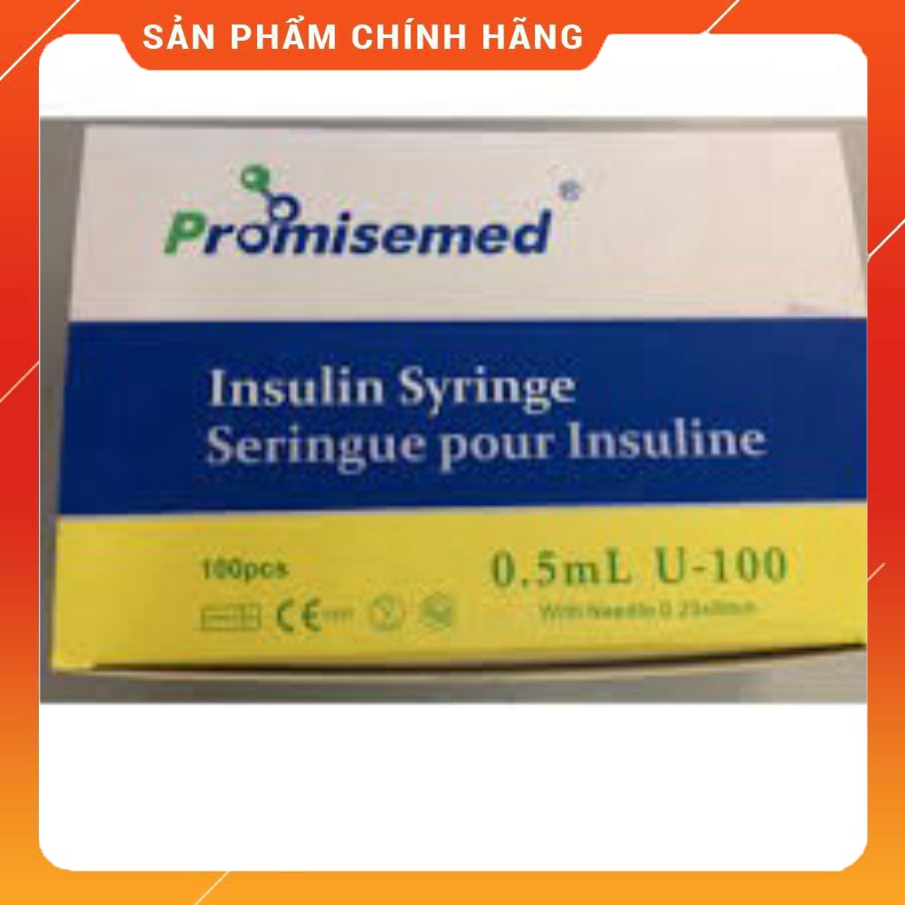 BƠM TIÊM TIỂU ĐƯỜNG ,INSULINE LOẠI 0,3ML, 0,5 ML, 1 ML HỘP 100 CHIẾC