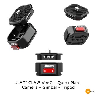 Ulanzi Claw Ver 2 - Quick Plate đế thao tác mở nhanh máy ảnh