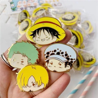 Ghim cài áo họa tiết hoạt hình one piece độc đáo