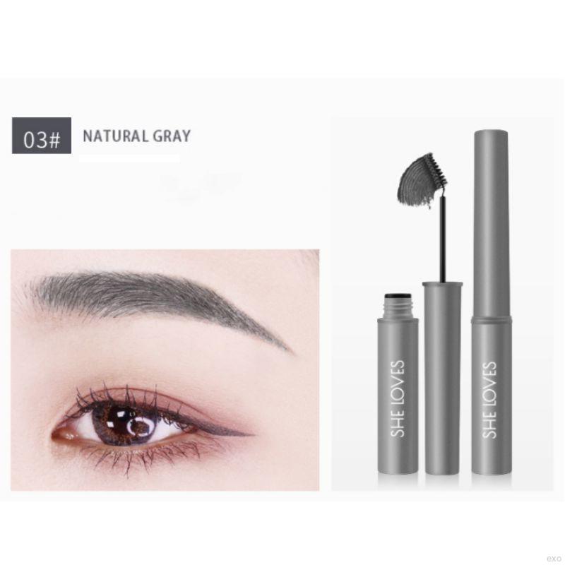 Gel nhuộm lông mày SHELOVES 3 màu chống nhòe + nước lâu trôi