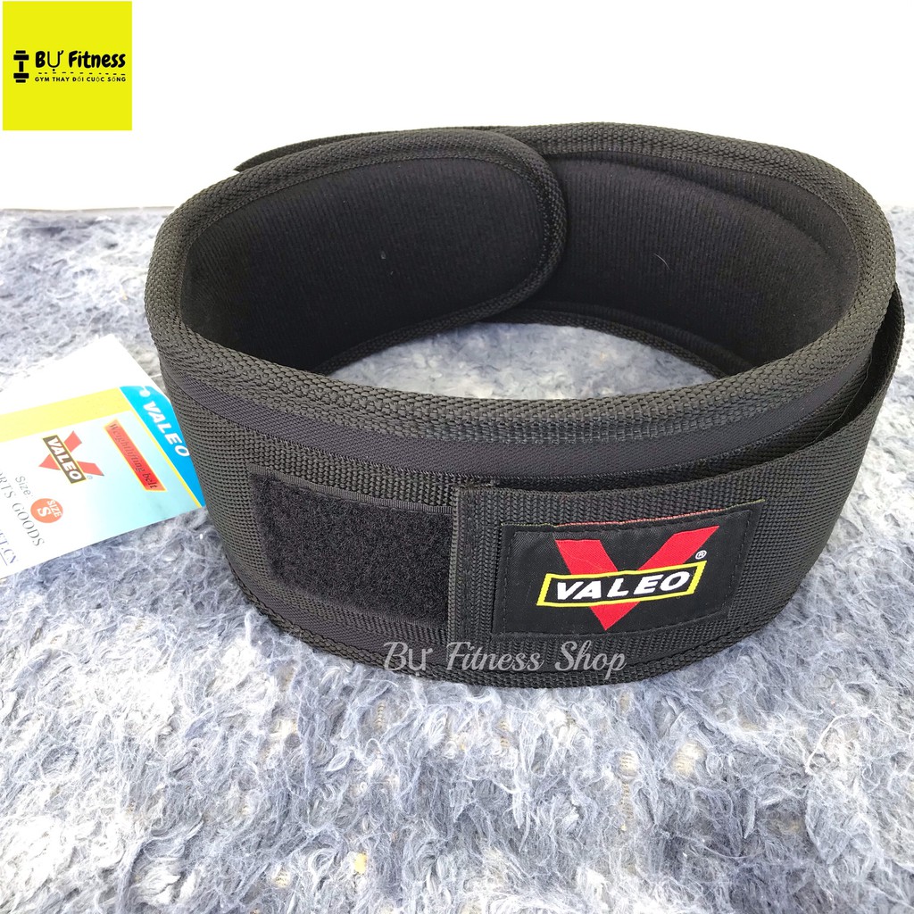 Đai lưng mềm VALEO bản to 12,5cm, đai thắt lưng bảo vệ cột sống khi tập gym