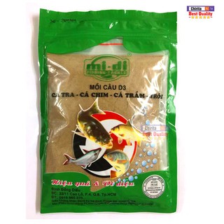 Mồi Câu Cá D3 - Mồi Cám Câu Cá Tra, Cá Chim, Cá Trắm ( Trôi Cực Kì Hiệu Quả )