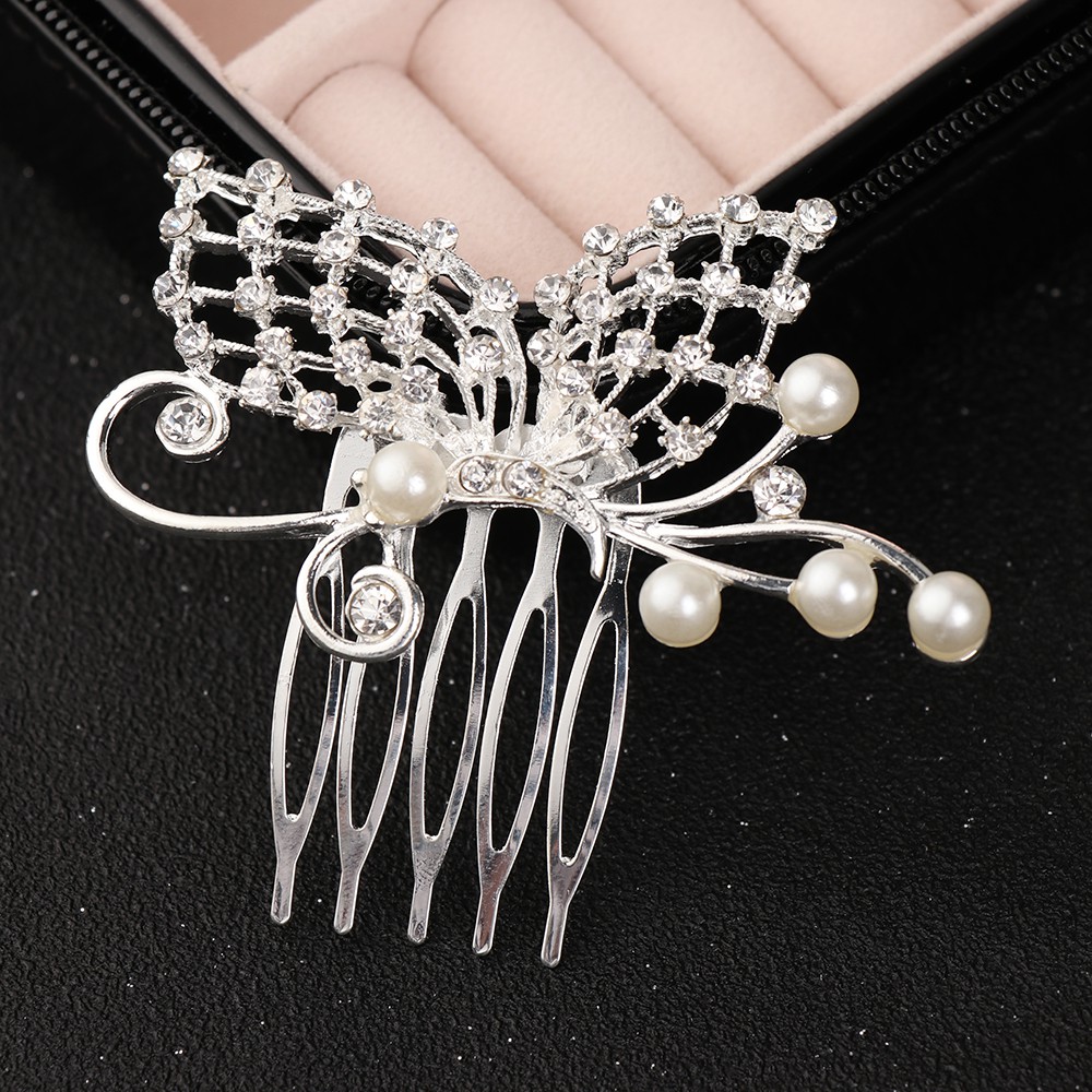 Lược Cài Tóc Cô Dâu Hình Chiếc Lá Thời Trang|Cài Tóc Hình Hoa Cho Cô Dâu Ngày Cưới