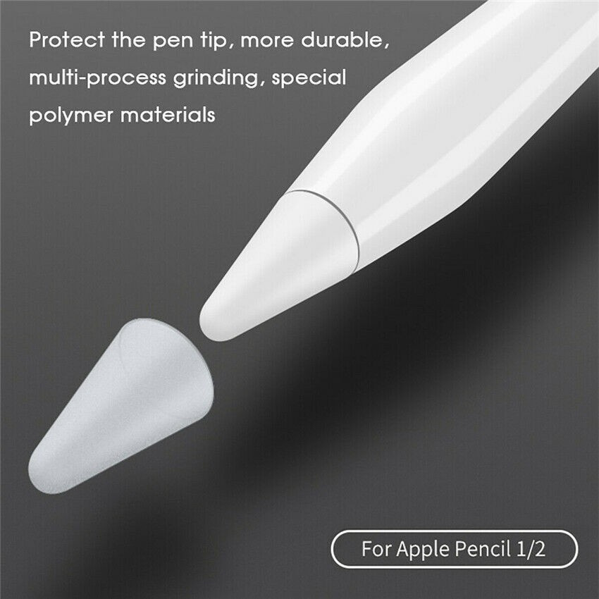 8 chiếc Apple Pencil Silicone thay thế tip Case Nib Bảo vệ Nắp đậy bảo vệ Màn hình cảm ứng đa năng thế hệ thứ 2 Bút cảm ứng Nib Nib Pen
