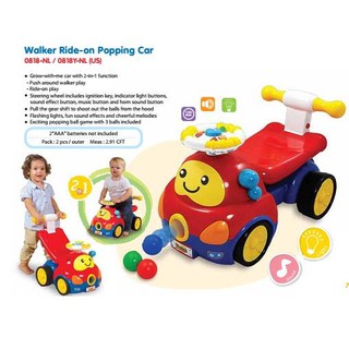 Xe tập đi kết hợp xe chòi chân, bắn bóng-  WinFun 0818 NL
