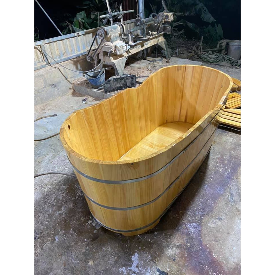 bồn tắm gỗ thông dài | BigBuy360 - bigbuy360.vn