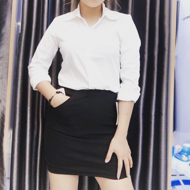 Chân váy bút chì chất UMI Hàn siêu đẹp MCV152 | BigBuy360 - bigbuy360.vn