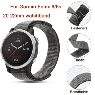 Dây đồng hồ vải nylon 20mm / 22mm cho Garmin Fenix 6 5 6S 5S Pro Plus / Forerunner 935 945 / Instinct