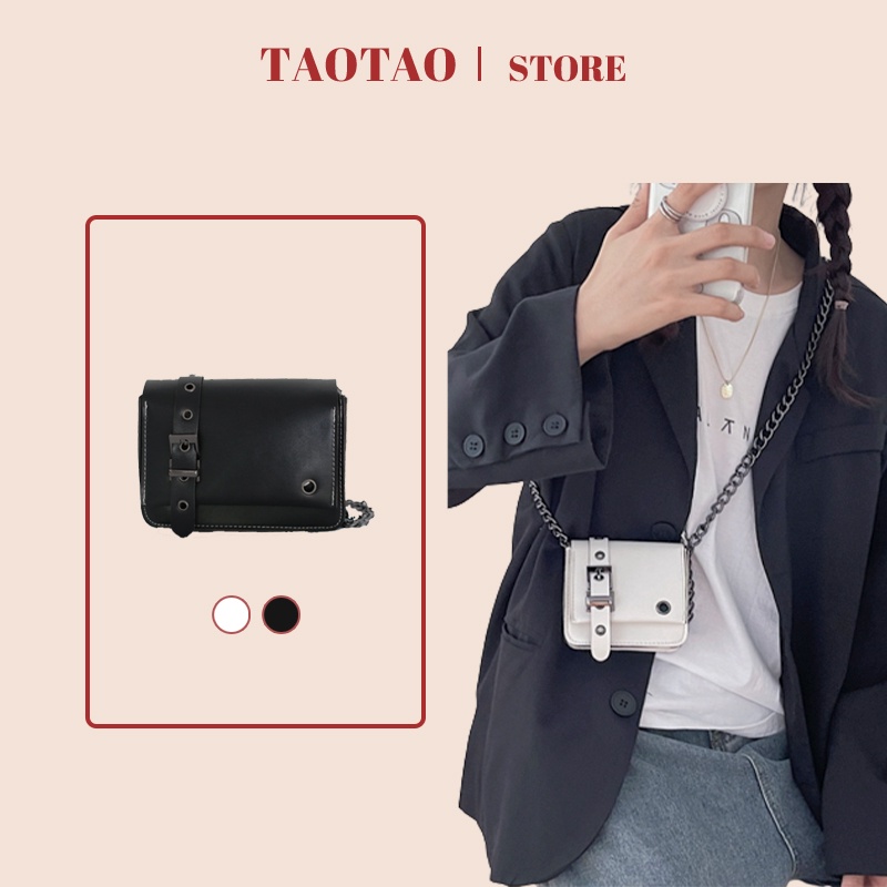 Túi hộp vuông hàn quốc túi đeo chéo mini dây xích túi nhỏ thời trang