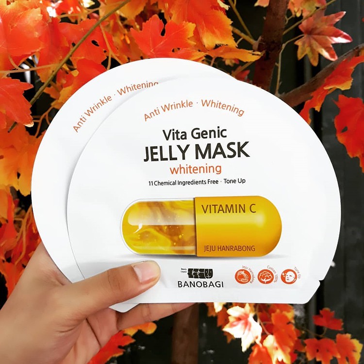 [CHÍNH HÃNG] Combo 5 Mặt nạ Dưỡng Sáng Da Banobagi Vita Genic Whitening Jelly Mask 5x30ml
