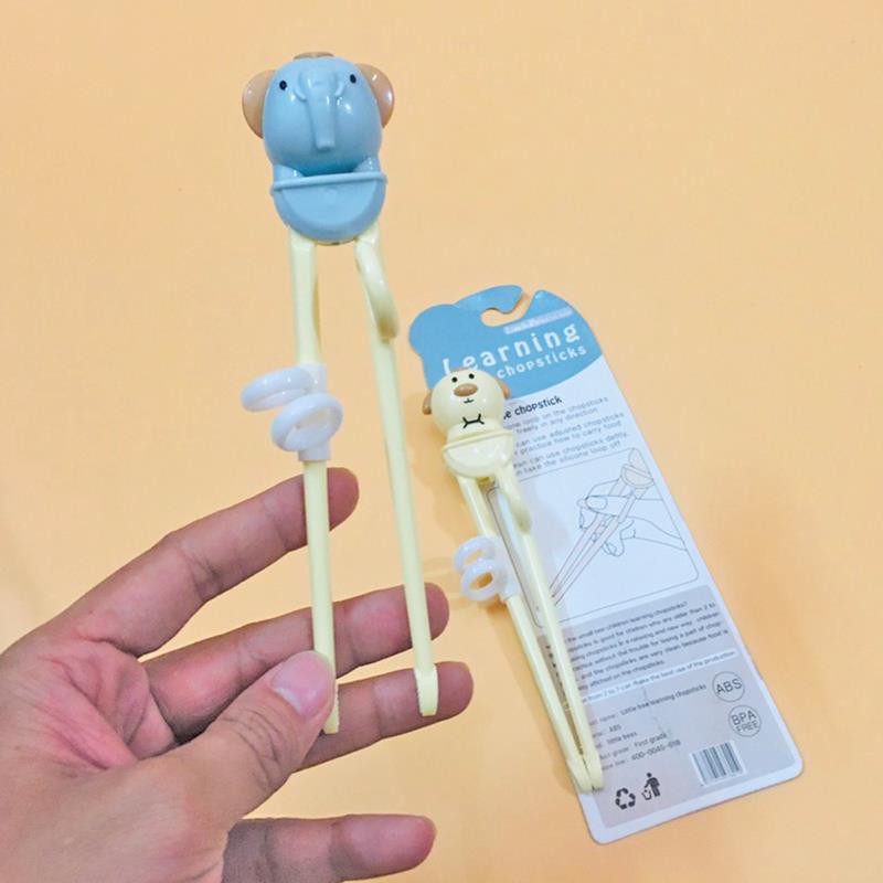Đũa Tập Ăn Xỏ Ngón LITTLE BEES Cho Bé, Giúp Bé Gắp Dễ Dàng, Thoải Mái