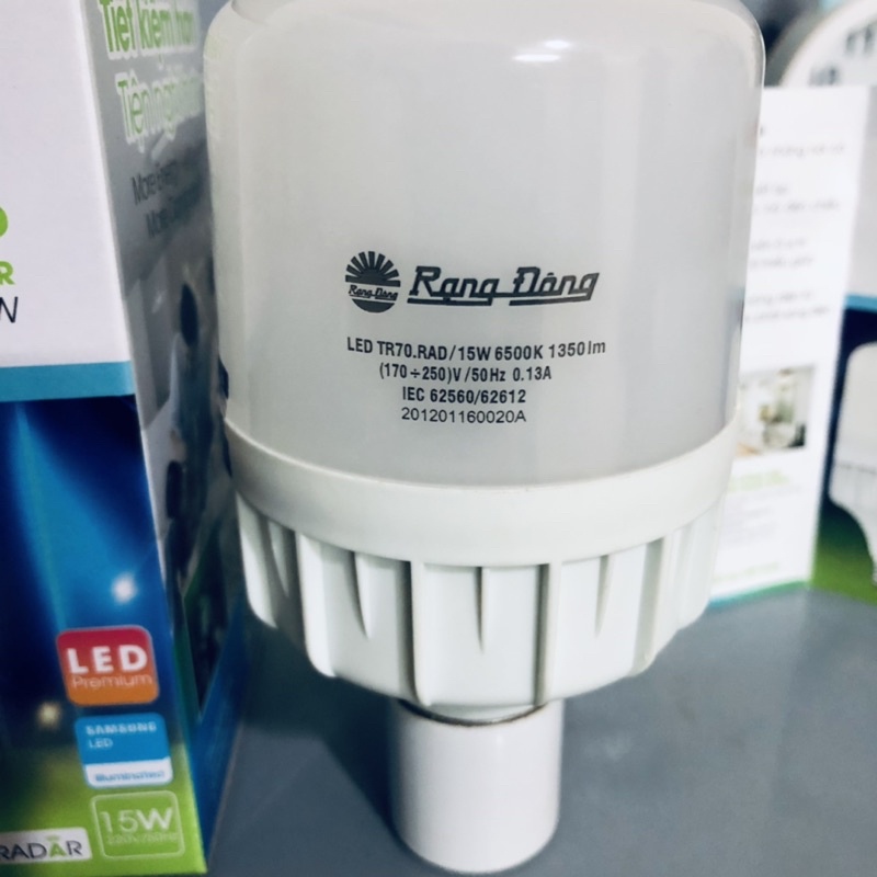 Bóng led cảm biến rạng động 9W 15W tự bật sáng khi có chuyển động