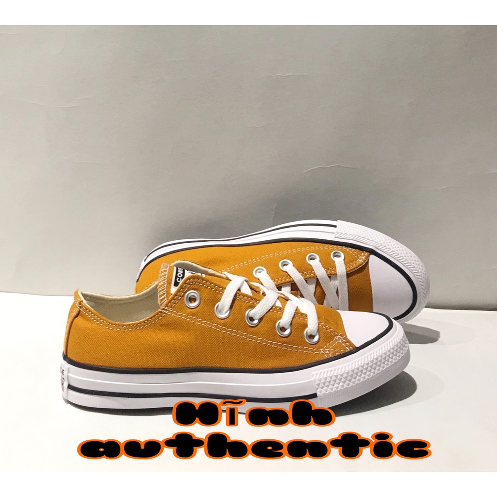 Giày Converse Chuck Taylor All Star Seasonal vàng cam cổ thấp