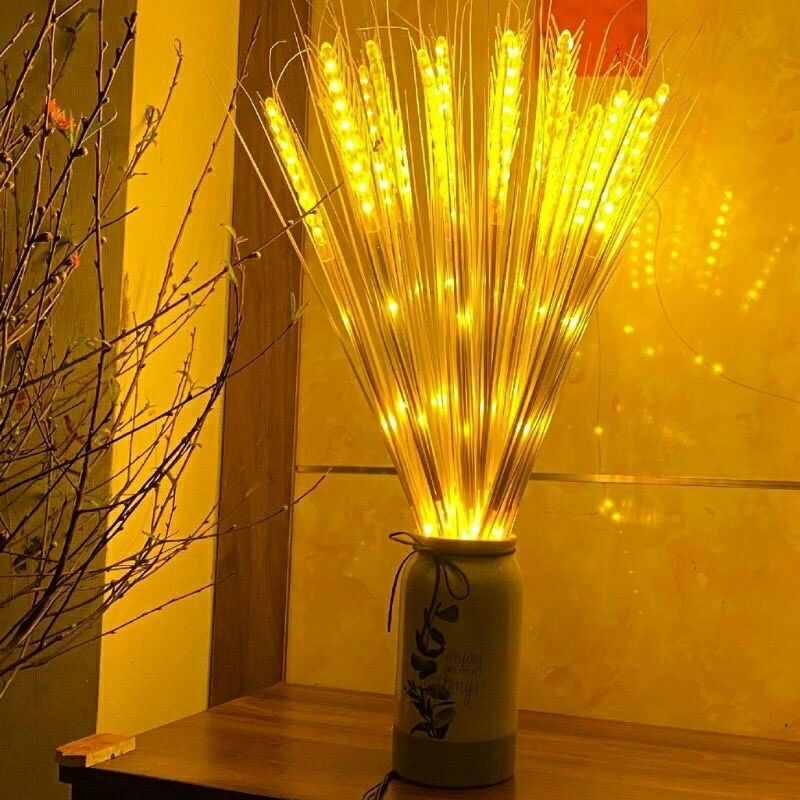 Đèn led bông lúa, Led trang trí tết, Led bàn thờ thần tài gia tiên thu hút tài lộc