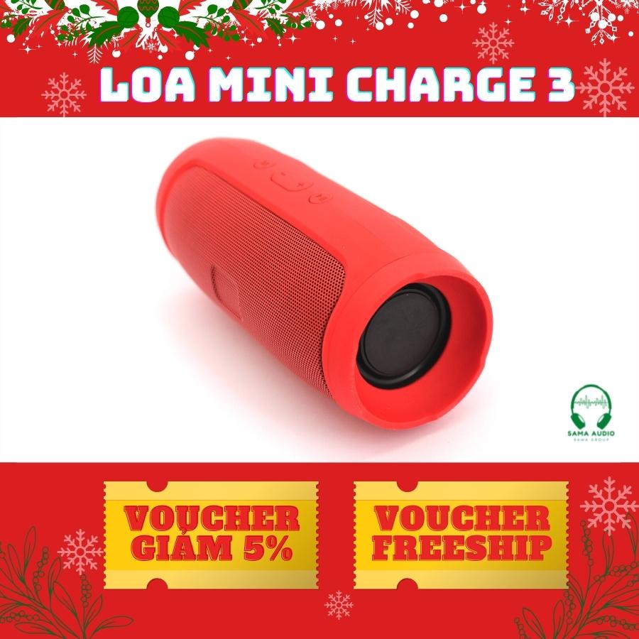 [Mã ELHACE giảm 4% đơn 300K] Loa Bluetooth Không Dây Charge 3 Mini - Vỏ Nhôm, Hổ Trợ Thẻ Nhớ/USB - Bao Test