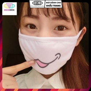 Khẩu Trang Dễ Thương Hình Mặt Cười Emoticon