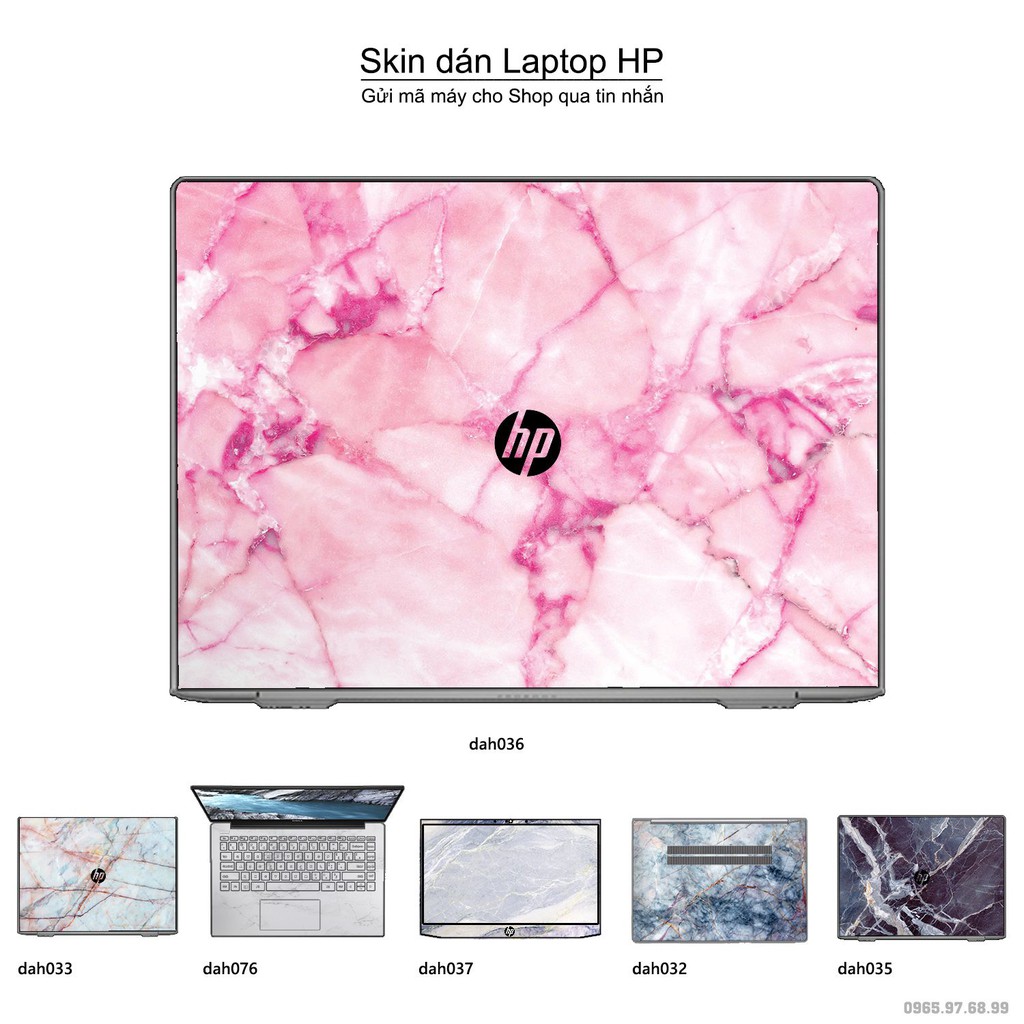 Skin dán Laptop HP in hình vân đá _nhiều mẫu 2 (inbox mã máy cho Shop)