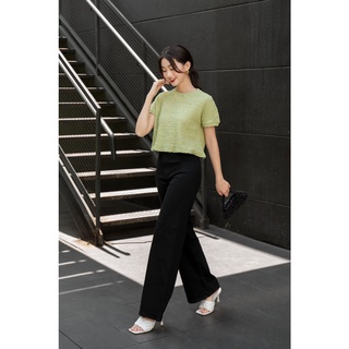 OLV - Áo Textured Tee in Green