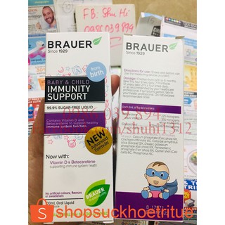 Siro Tăng đề kháng Brauer Immunity Support 100ml - Úc
