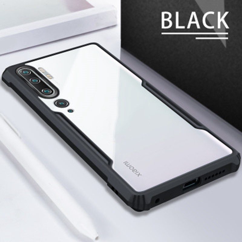 Ốp điện thoại viền TPU màu sắc trong suốt thời trang dành cho Xiaomi Note 10 Pro Mi CC9 Pro