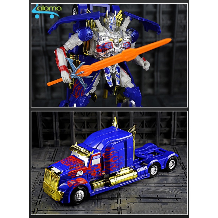 Robot biến hình ôtô Transformer cao 45cm mẫu Optimus Prime 6699-14D