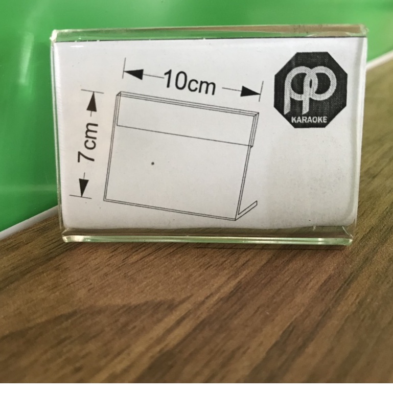 Menu Mica Mini  Chữ L Ngang  Dọc Để Bàn Chức Danh Văn Phòng , Meka Để Menu, Mica Giá Dùng Trong Cửa Hàng Hiệu, Kẹp Giấy