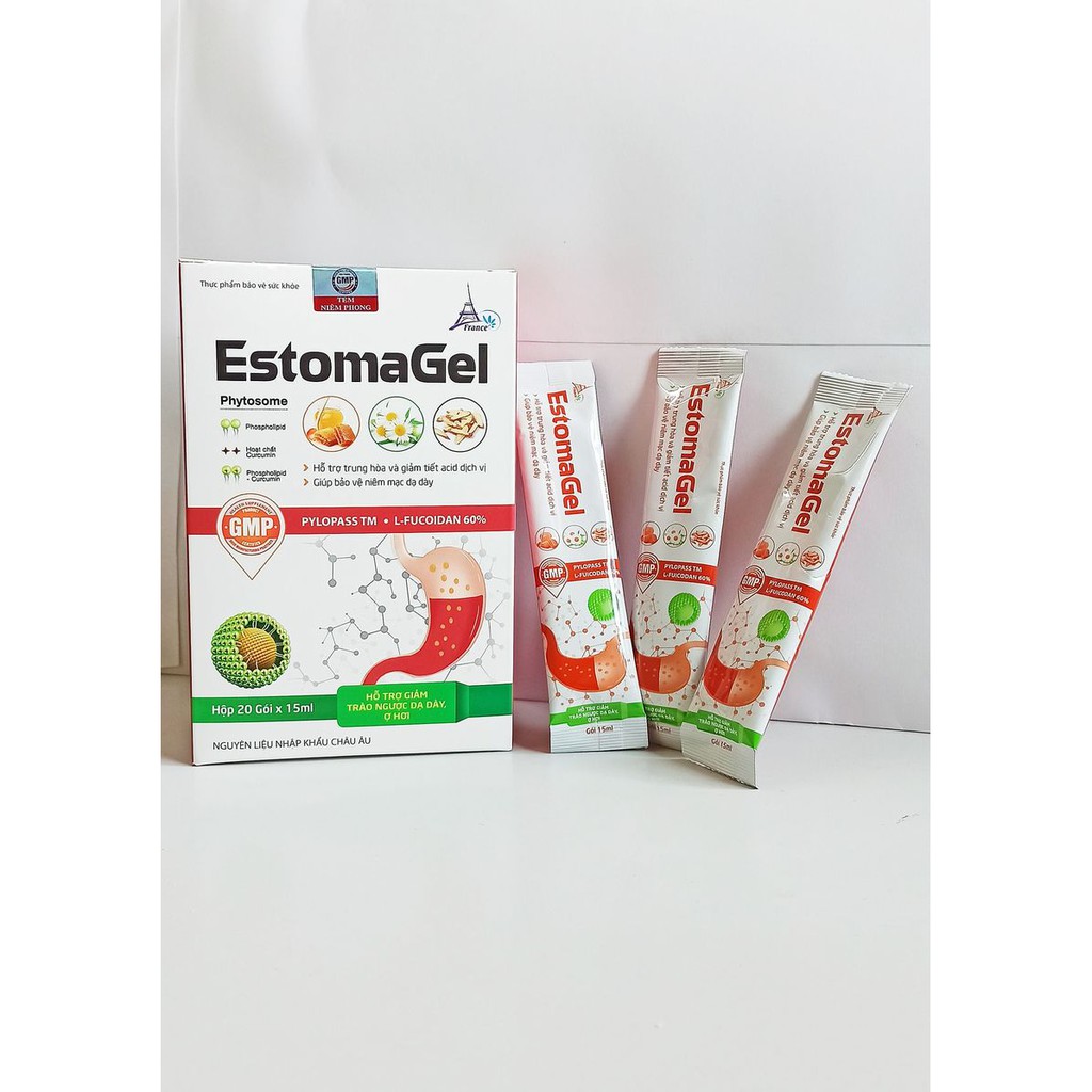 Estomagel - Giảm cơn đau dạ dày tá tràng hiệu quả - Hỗ trợ giảm triệu chứng và giảm nguy cơ viêm loét dạ dày, tá tràng