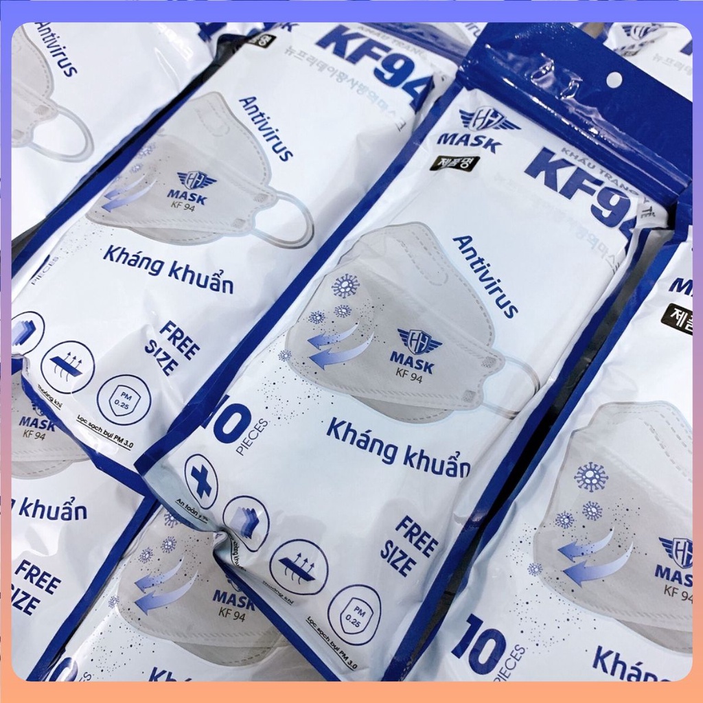 Thùng 300 Khẩu trang KF94 Huy Hoàng Mask_100% chính hãng