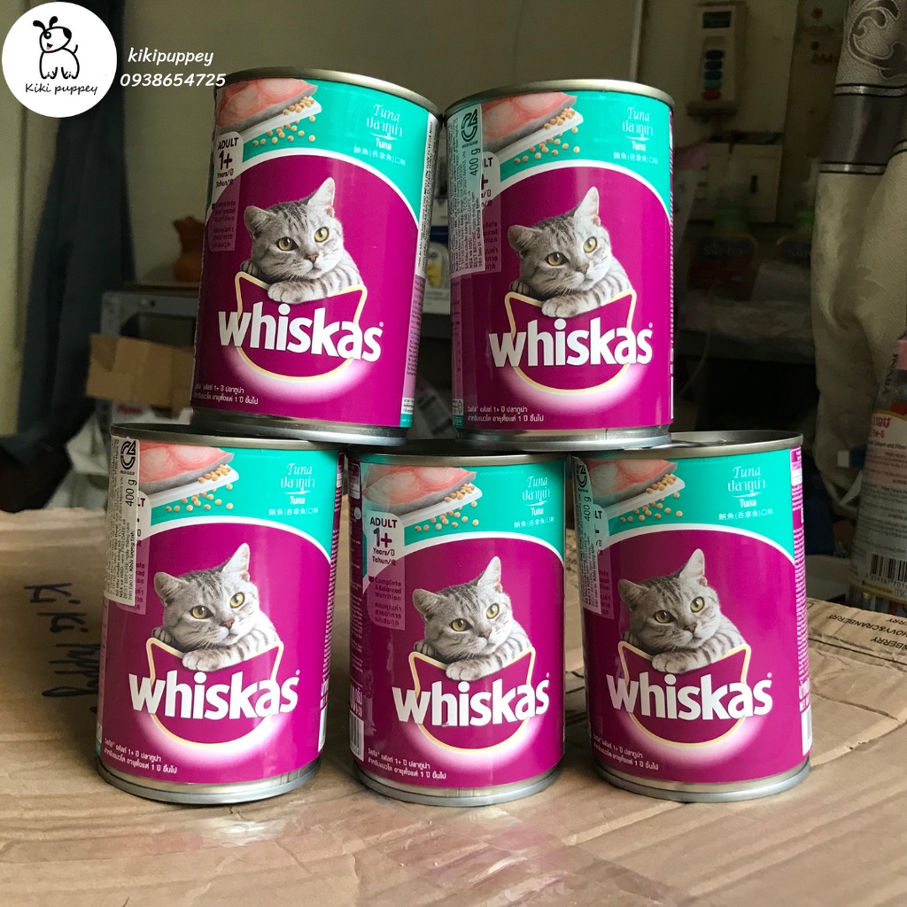 Pate whiskas cho mèo Whiskas 400g, pate mèo