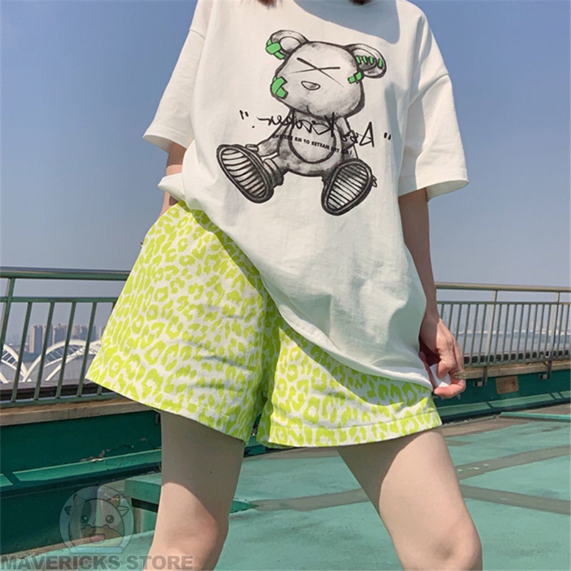 Quần Short Nữ Họa Tiết Da Báo Thời Trang Cá Tính