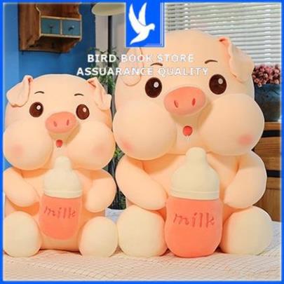 Gấu Bông Cho Bé ôm Ngủ Heo Ôm Bình Sữa, Heo Milk Siêu Dễ Thương Cute Đủ Size To Nhỏ Lớn Bird book