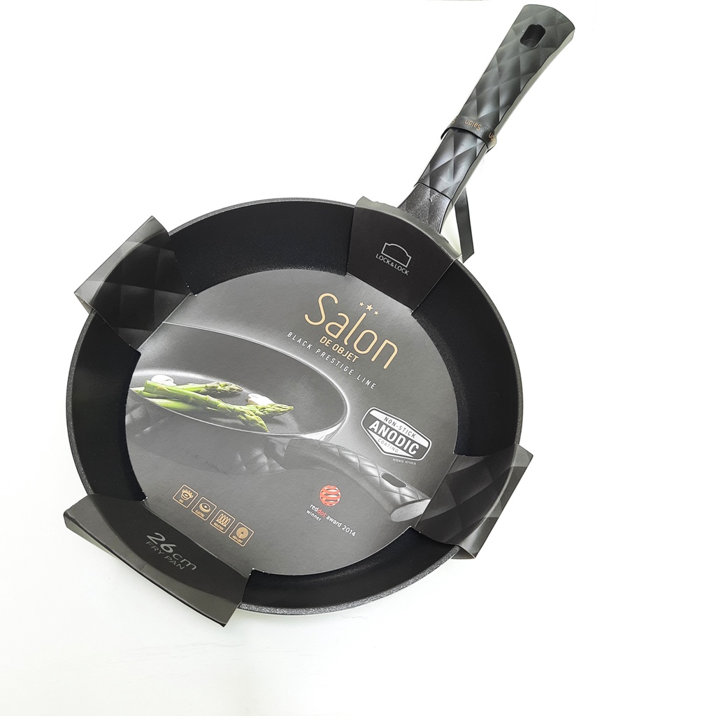Chảo đúc nhôm chống dính Lock&amp;Lock Salon 26cm GTH3263-IH - Larva Store