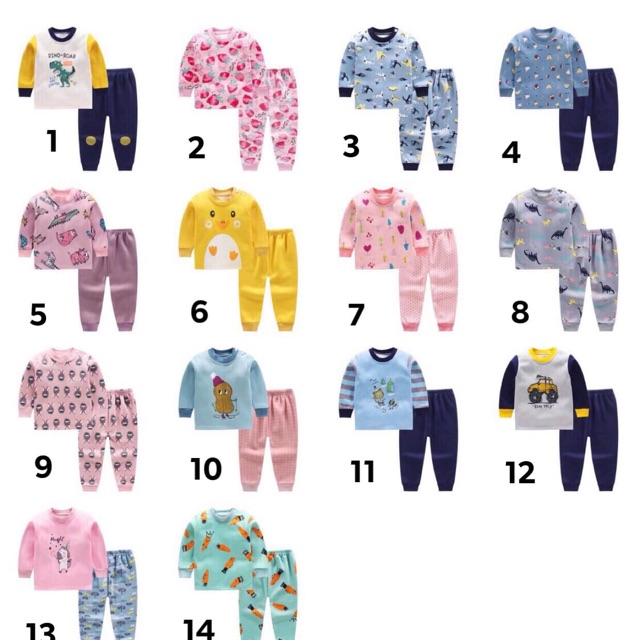 Xả bộ nỉ bông bé trai gái (sz 73)