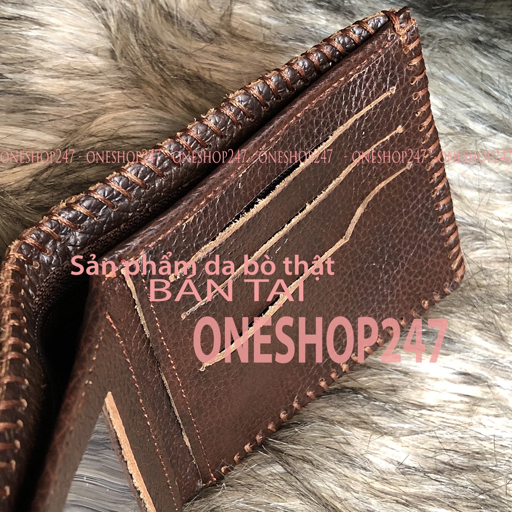 Ví nam A171V, bóp da bò nam thật 100%, chuẩn đẹp