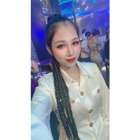 Tóc giả cột rít bính nhỏ ❤️free ship ❤️ hàng cao cấp