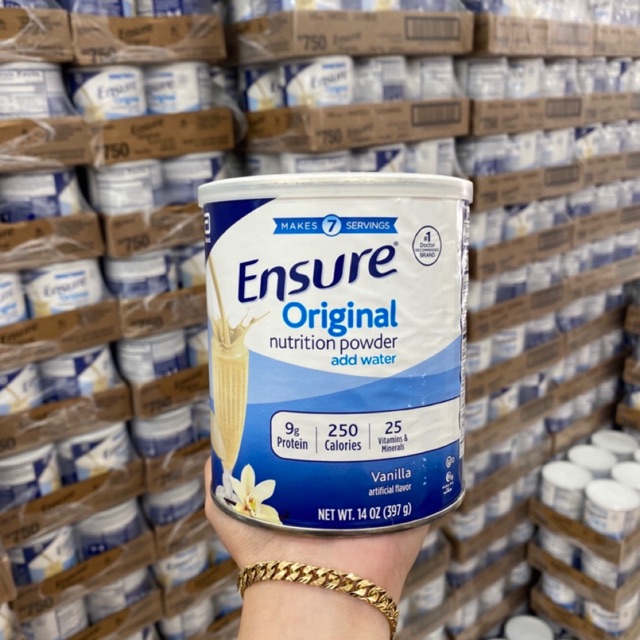 COMBO 6 LON Sữa Ensure ORIGINAL 397g Mỹ CHÍNH HÃNG MỚI NHẤT DATE 2022