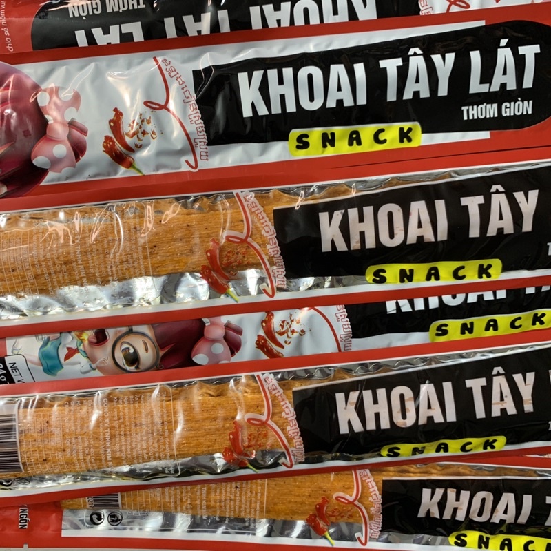 Đồ ăn vặt snack khoai tây lát que cay đồ ăn vặt cổng trường giá rẻ