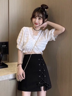 CHÂN VÁY ĐAN DÂY ((kèm ảnh thật)