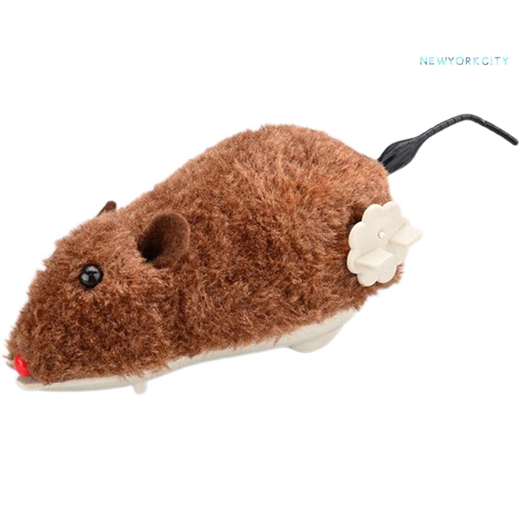 Chuột Nhồi Bông Đồ Chơi Sử Dụng Dây Cót Vui Nhộn Cho Thú Cưng