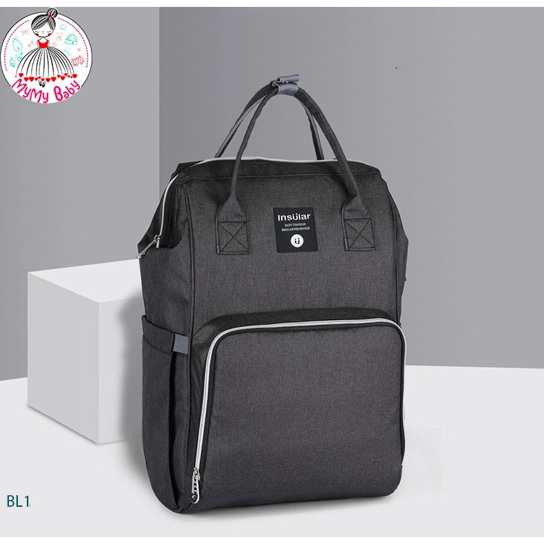 Balo bỉm sữa insular cho mẹ và bé