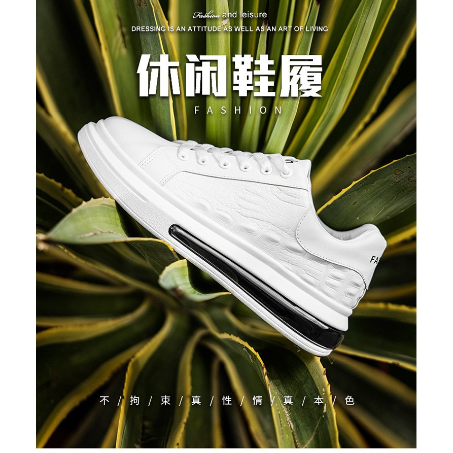 Giày Thể Thao Mcqueen Đế Dày Họa Tiết Da Cá Sấu Thời Trang Mùa Xuân Mới Cho Nam 2021 | BigBuy360 - bigbuy360.vn