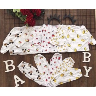 Combo đồ bộ dài tay cho bé